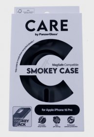 Panzerglass Leather Bag Gsm - 1352 Care By Panzerglass Flagship Case Uran Combat Smokey W Black Magsafe Iphone 24 Pro