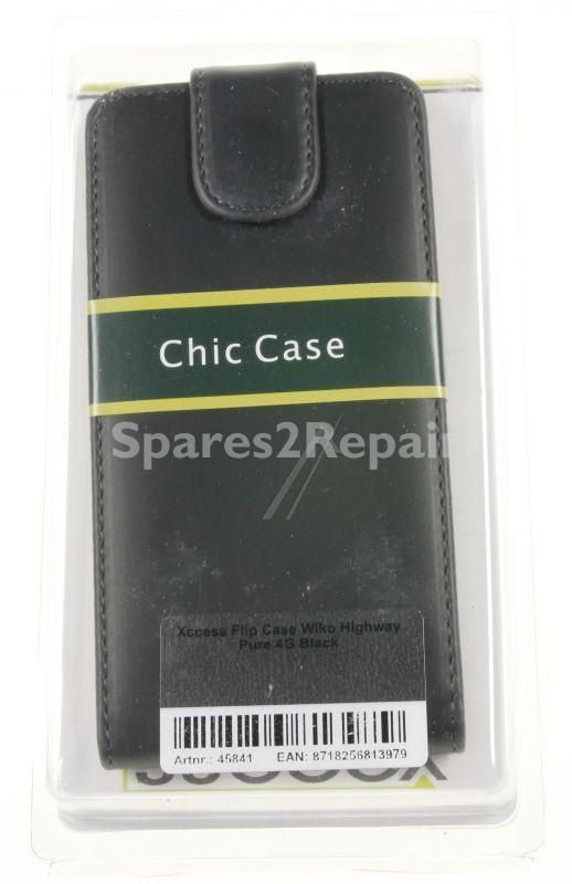 Xccess Leather Bag Gsm - 41881 Xccess Flip Case Wiko Jimmy Black