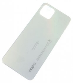Oppo Battery Compartment Lid - Battery Cover Dd301 White Plate With Cushion And Silk Screen