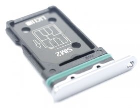 Oppo Sim card Holder - 3886982 Sim Bracket Aa203 White Aluminum Alloy