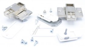 Smeg Door Hinges For Washing Machines - 690072418 Left Hinge+right Kit Wash