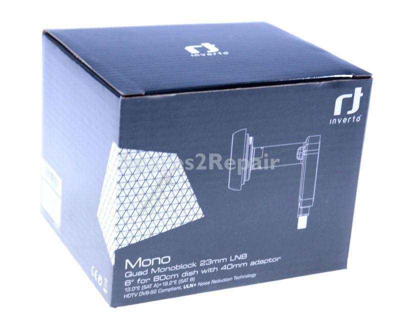 Twin Lnb - Idlm-qdm410-mnoo6-8px Quad Monoblock 23mm Lnb ,6° For 80cm Dish With 40mm Adaptor 13.0°e (sat A) + 19.2°e (sat B)