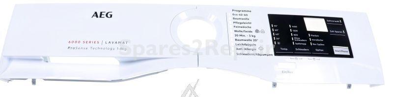 Operating Unit Screen - 140223562012 Control Panel White Aeg De [Electrolux Aeg]