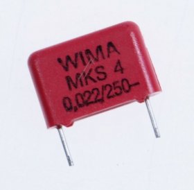 Wima Mks4 Pulse Capacitor - 0 022uf-250v Mks4f022203c00kssd Mks4 Metal Capacitor Rm10 -rohs-