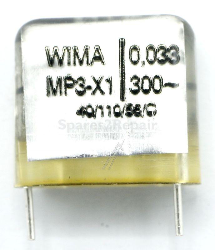 Wima Decoupling Capacitor - 0,033uf-300v Mp3-x1 EntstÖrkondensator Rm=15 -rohs- 33nf