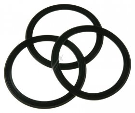Seals - Kw716914 Sealing Ring - 3pcs (glass Liquidiser & Mill Base) [Delonghi]