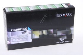 Lexmark Toner Cartridge - 0c736h1cg C736h1cg Lexmark R-toner-hc Cyan C736 10k X736-x738
