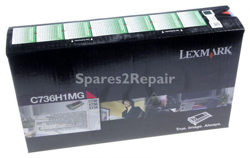 Lexmark Toner Cartridge - 0c736h1mg C736h1mg Lexmark R-toner Hc Magenta C736 10k X736 X738