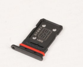 Oneplus Sim card Holder - 1081100112 3887114 Sim Bracket Aa438 Sandblasted Black Aluminum Alloy+plastic
