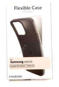 Mobilize Leather Bag Gsm - 80233 Mobilize Rubber Gelly Case Samsung Galaxy A36 5g - A56 5g Matte Black