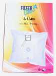Filterclean Vacuum Cleaner Bags - A124m-125m Fl0003-k Non Woven Dust Bags X 4 + 2 Filters
