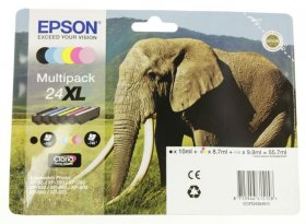 Epson Cartridge - 24xl C13t24384010 Ink Cartridge Multipack Cmyk 55 7ml