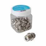 F-jack/f-jack Adaptor - 058158 F Double Couplings 50 Pieces In Storage Box