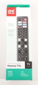 One For All Universal Remote Control - Urc4916 Replacement Remote Control For Hisense Tvs