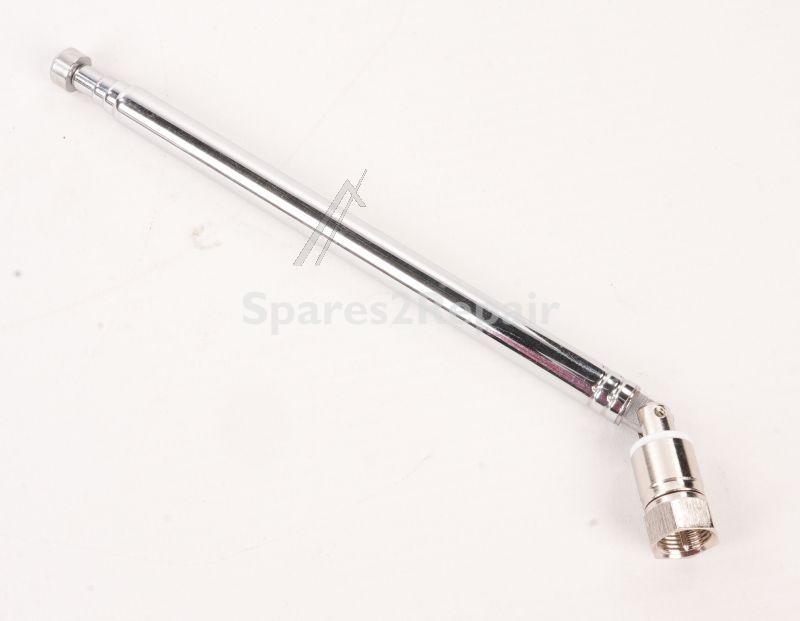 Telestar Telescope Aerial - 5490001 Dab+-fm Telescopic Antenna With F-connector Screwable Spare Parts