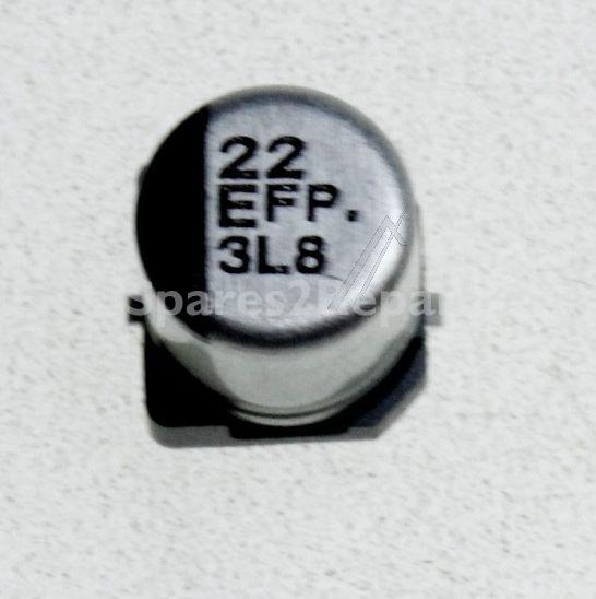 Panasonic 25v Smd electrolytics 85 Degre - 22uf-25v Eeefp1e220ar Smd-elco Pan 105° 5x5 8mm -rohs-compliant-