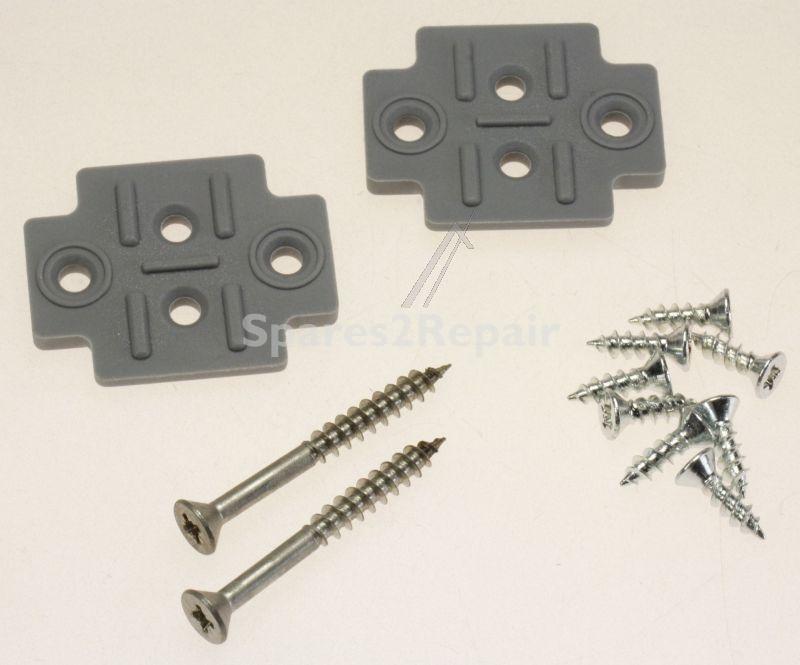 Smeg Mounting Parts - 697450469 Door Fix Bag F d st Inox