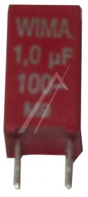 Wima Mks2 Pulse Capacitor - 1 0uf-100v Mks2d041001k00kssd Mks2 Capacitor Rm=5 0mm 7 2x13x7 2mm