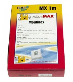 Filterclean Vacuum Cleaner Bags - Mx1m Fl0016-k Non Woven Dust Bags X4+1filter