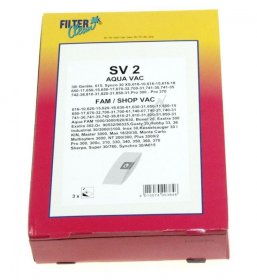 Filterclean Vacuum Cleaner Bags - Sv2 000171-k Paper Dust Bagx3