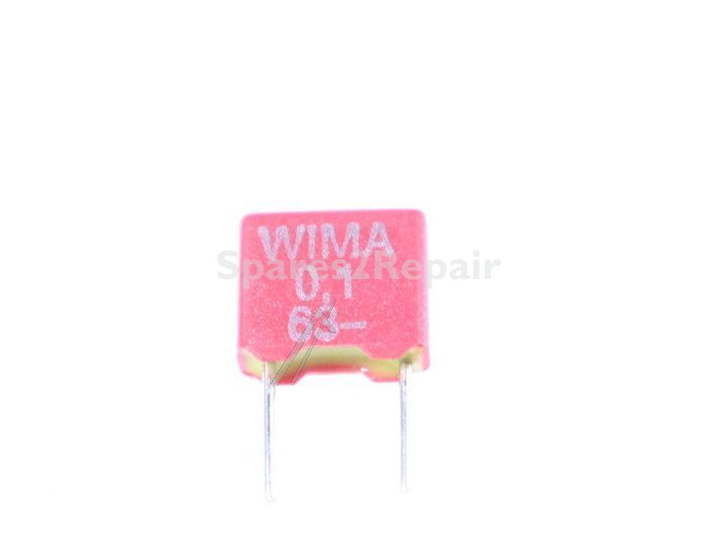 Wima Mks2 Pulse Capacitor - 0 1uf-63v Mks2c031001a00kssd Mks2-capacitor Rm=5 0mm -rohs-