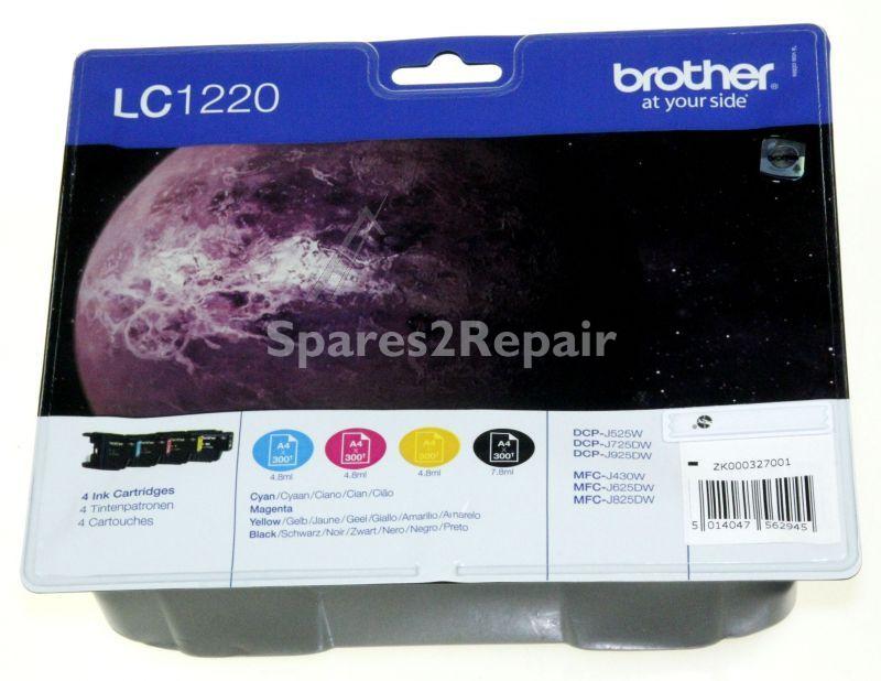Brother Cartridge - Lc1220valbpdr Ink Cartridge Multipack Cmyk