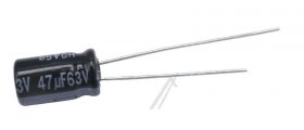 Panasonic 63v Radial Electrolytic 105 De - 47uf-63v Eeufr1j470 Elco Radial Pan 105° 6 3x11 2mm