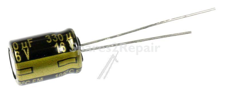 Panasonic 16v Radial Electrolytic 105 De - 330uf-16v Elko Radial Pan Capacitor 105° 8x11,5mm