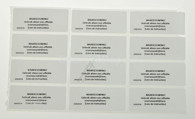 Drive Belts - 20910554 Belt Label-bldc [Vestel]