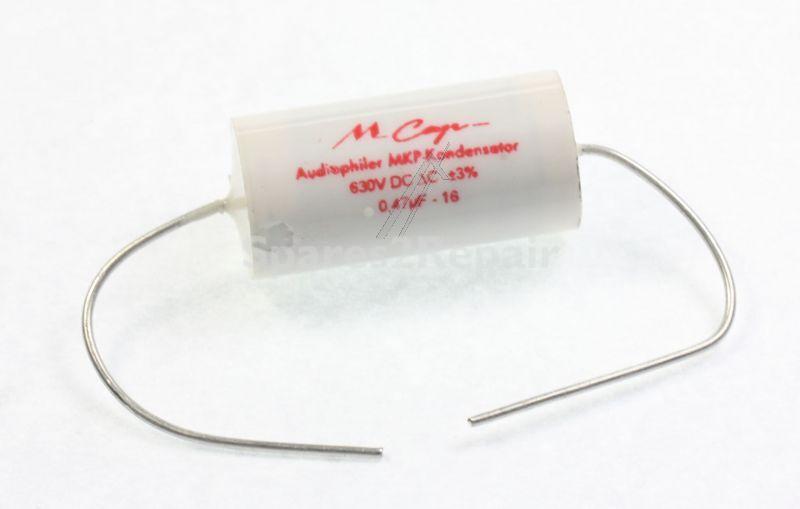 Mundorf Foil Capacitor - 0,47uf-630v Audio Filmcap. Axial 85° 12x25mm