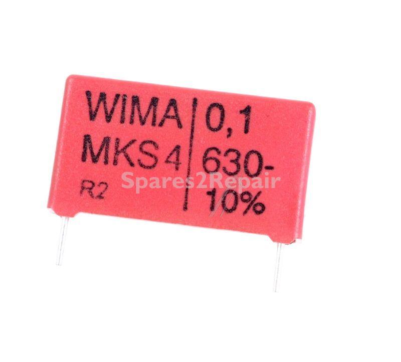 Wima Mks4 Pulse Capacitor - 0 1uf-630v Mks4j031005b00kssd Mks4 Metal Capacitor Rm22 5