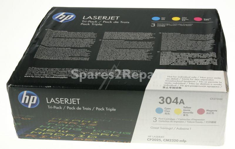 Hewlett Packard Toner Cartridge - 304a Cf372am Toner Multipack Cmy