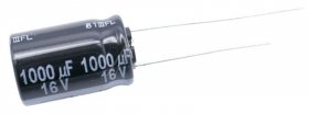Panasonic 16v Radial Electrolytic 105 De - 1000uf-16v Elko Radial Pan 105° 10x16mm
