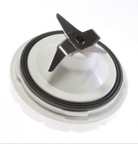 Mixer - Blender Blade - Kw713515 Assembly Cup-grinder Base+blade White Bl370-480 [Delonghi]