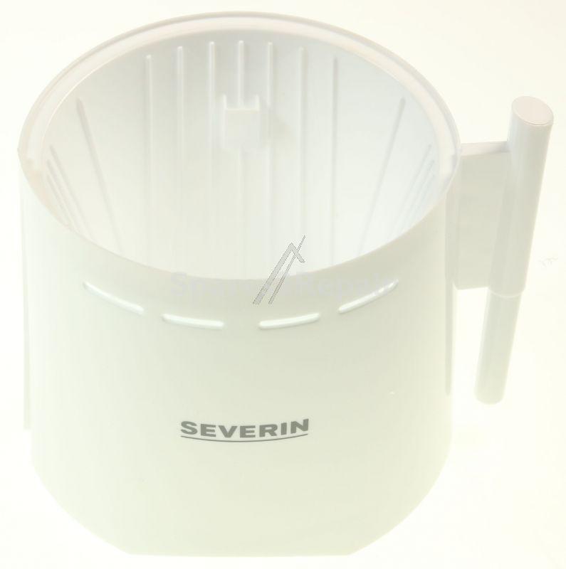 Severin Coffee Funnel - 8459048 Filter Pure White With Grey Print Drip Stop Spring And Gasket