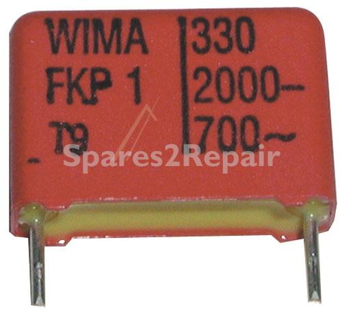 Wima Fkp1 Pulse Capacitor - 330pf-2000v Fkp1u003304c00kssd Fkp1 Pulse Capacitor Rm=15 -rohs Compliant-
