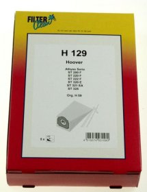 Filterclean Vacuum Cleaner Bags - H129 000838-k Dust Bags X5