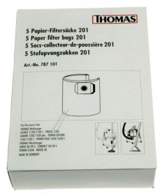 Thomas Vacuum Cleaner Bags - 787101 Paper Dust Bags 201