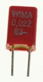 Wima Pulse Capacitors - 0 022uf-63v Mks0c022200b00kssd Mks02 Capacitor Rm=2 5mm
