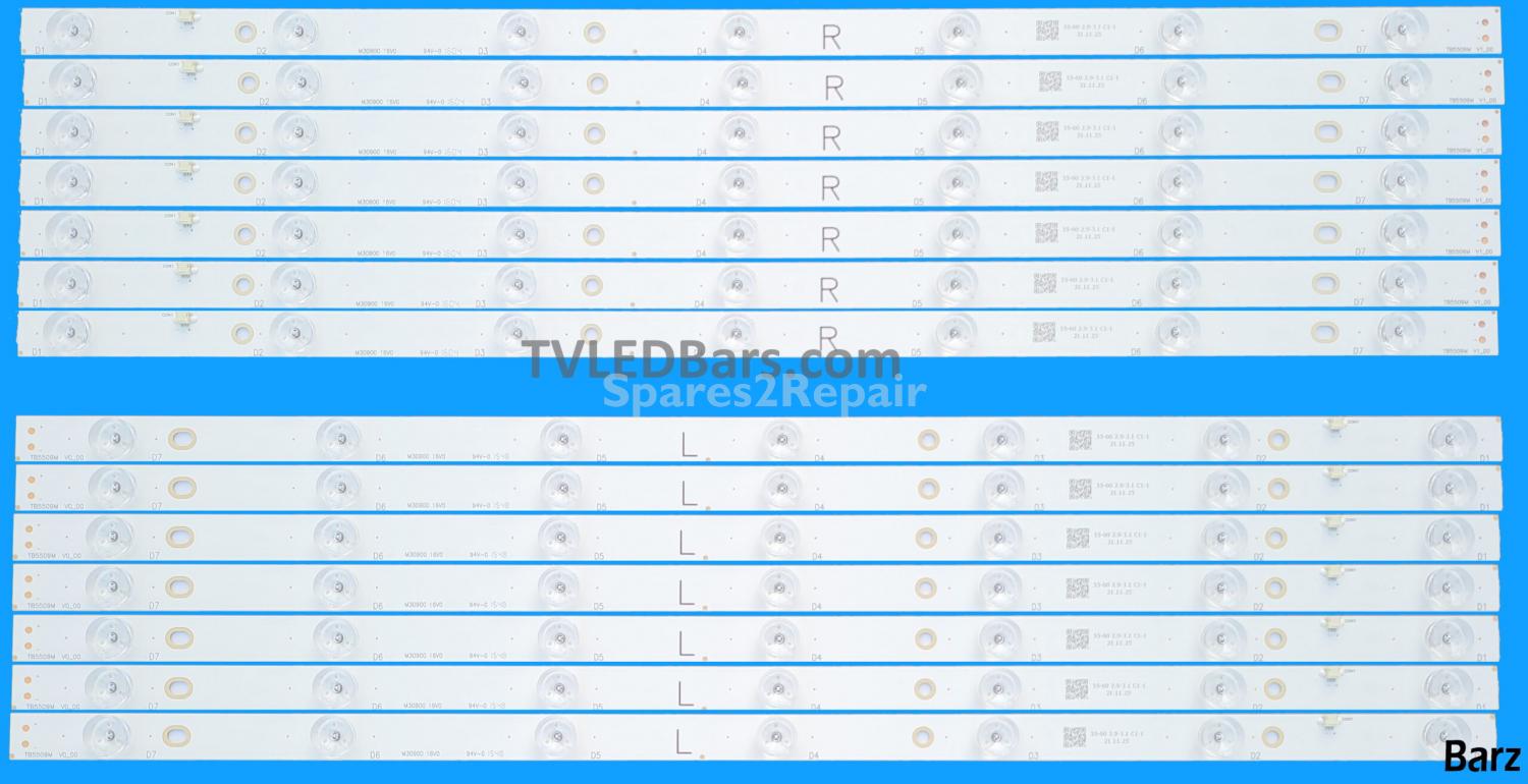 Panasonic 55 inch Full LED Backlight Array - 550TV01 + 550TV02 / TB5509M V0 + TB5509M V1 - 96.55S10.1