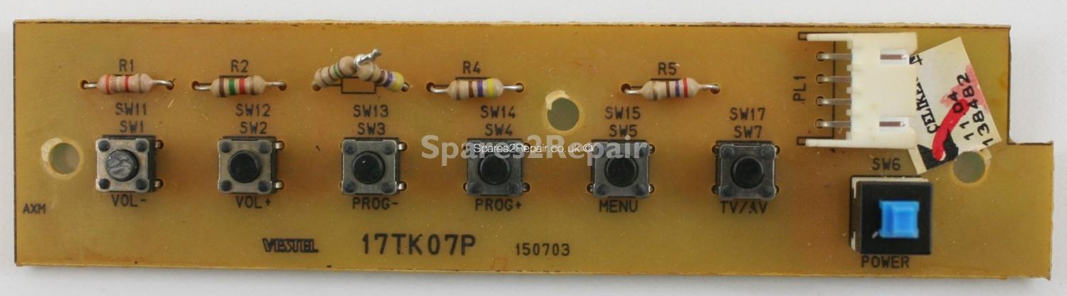 Crown CTT2001 - Buttons - 17TK07P - 150703