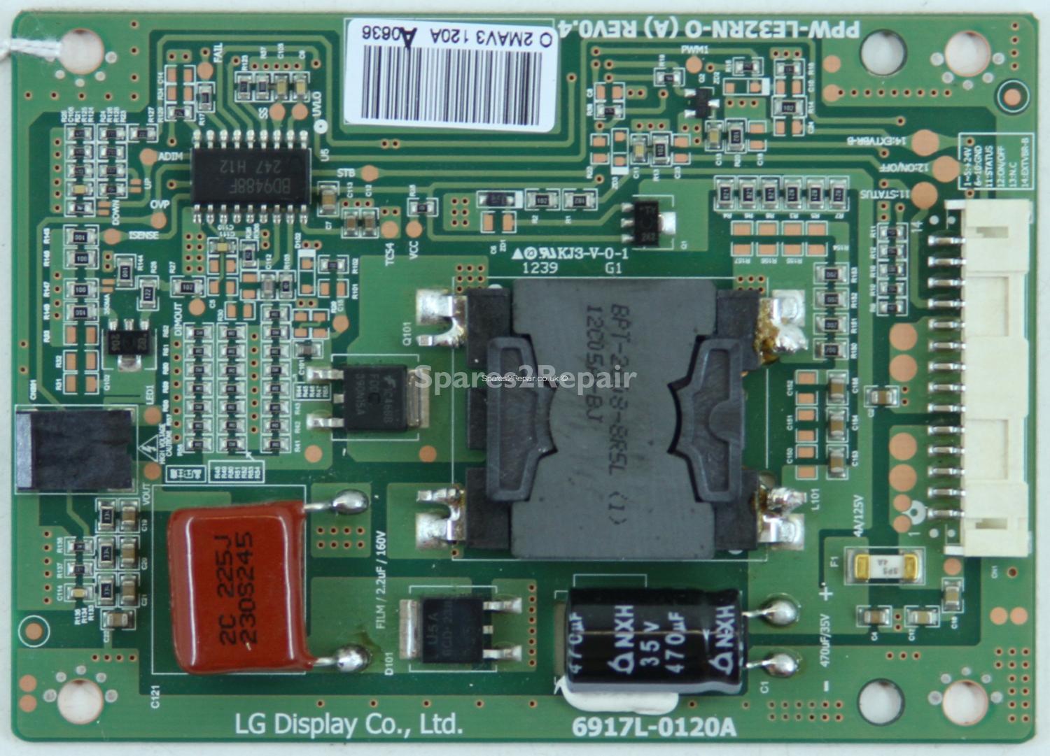 Panasonic TX-L32B6B - LED Driver Board - 6917L-0120A - PPW-LE32RN-O (A) - REV0.4
