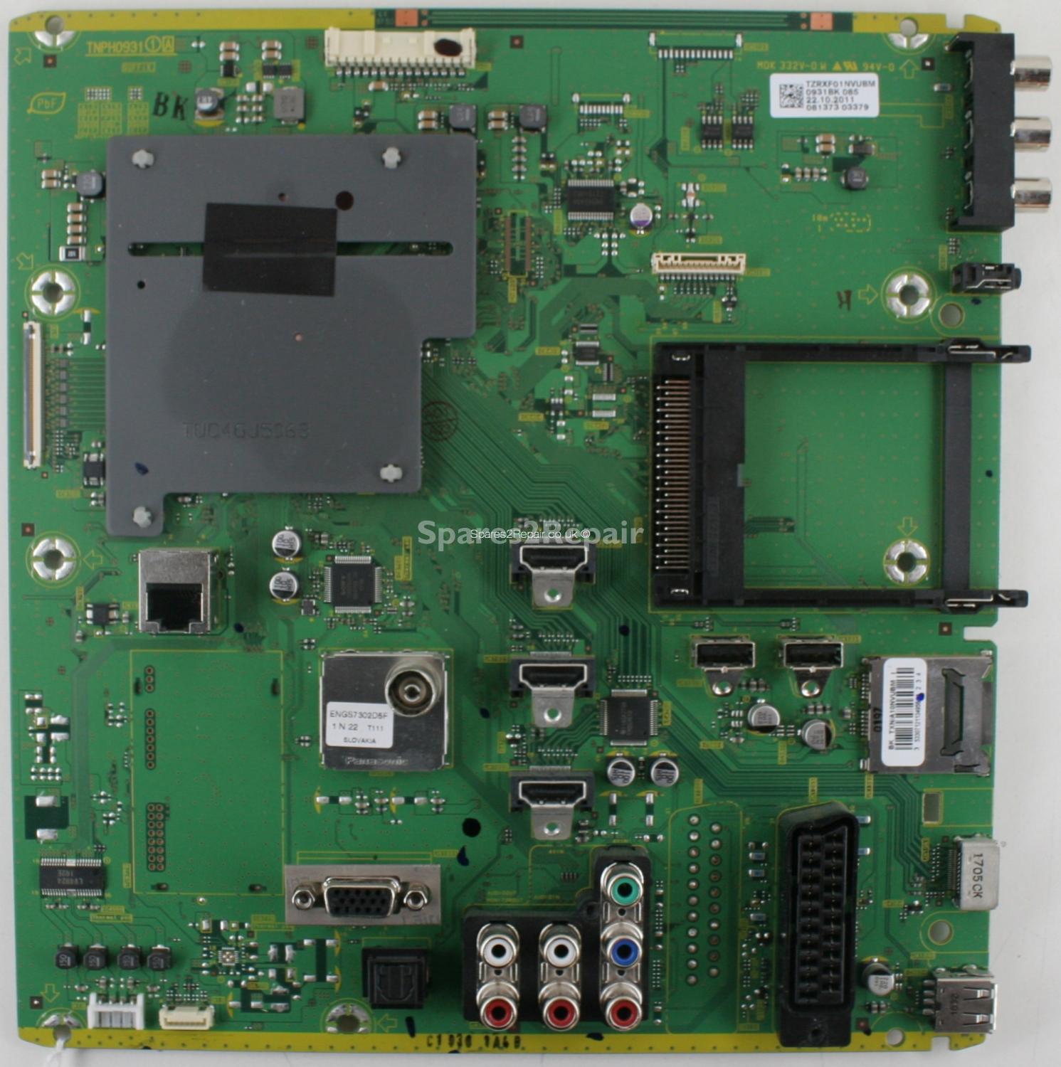 Panasonic TX-L32E30B - Main AV - TNPH0931 1 A - TZRXF01NVUBM - TXN/A10NVUBM BK