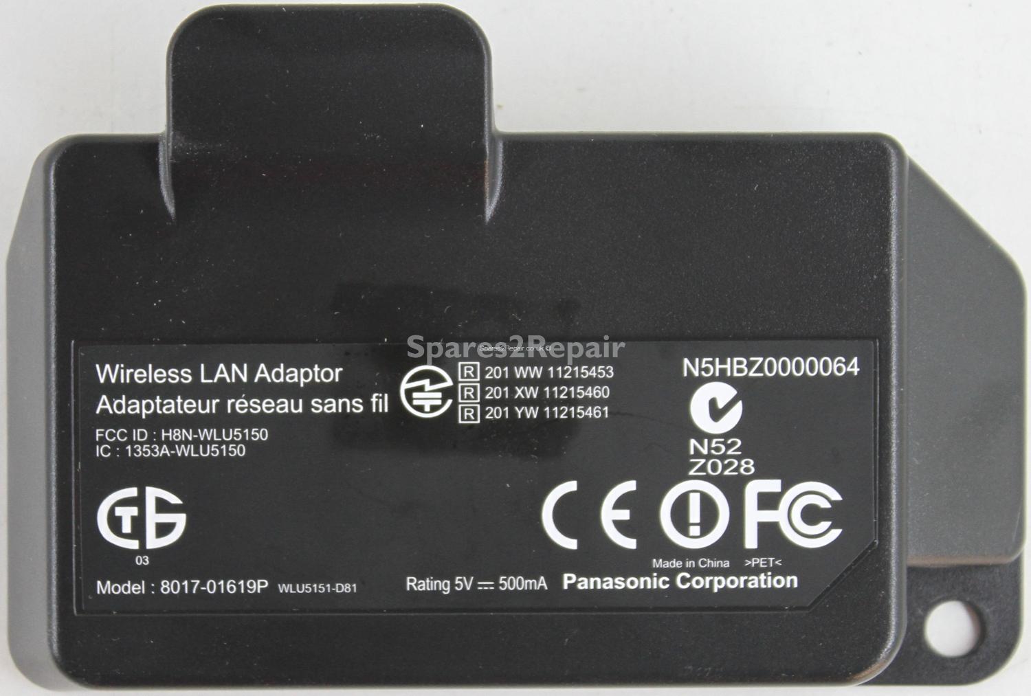 Panasonic TX-L32ET5B - WLAN Adaptor - 8017-01619P - WLU5151-D81 - N5HBZ0000064