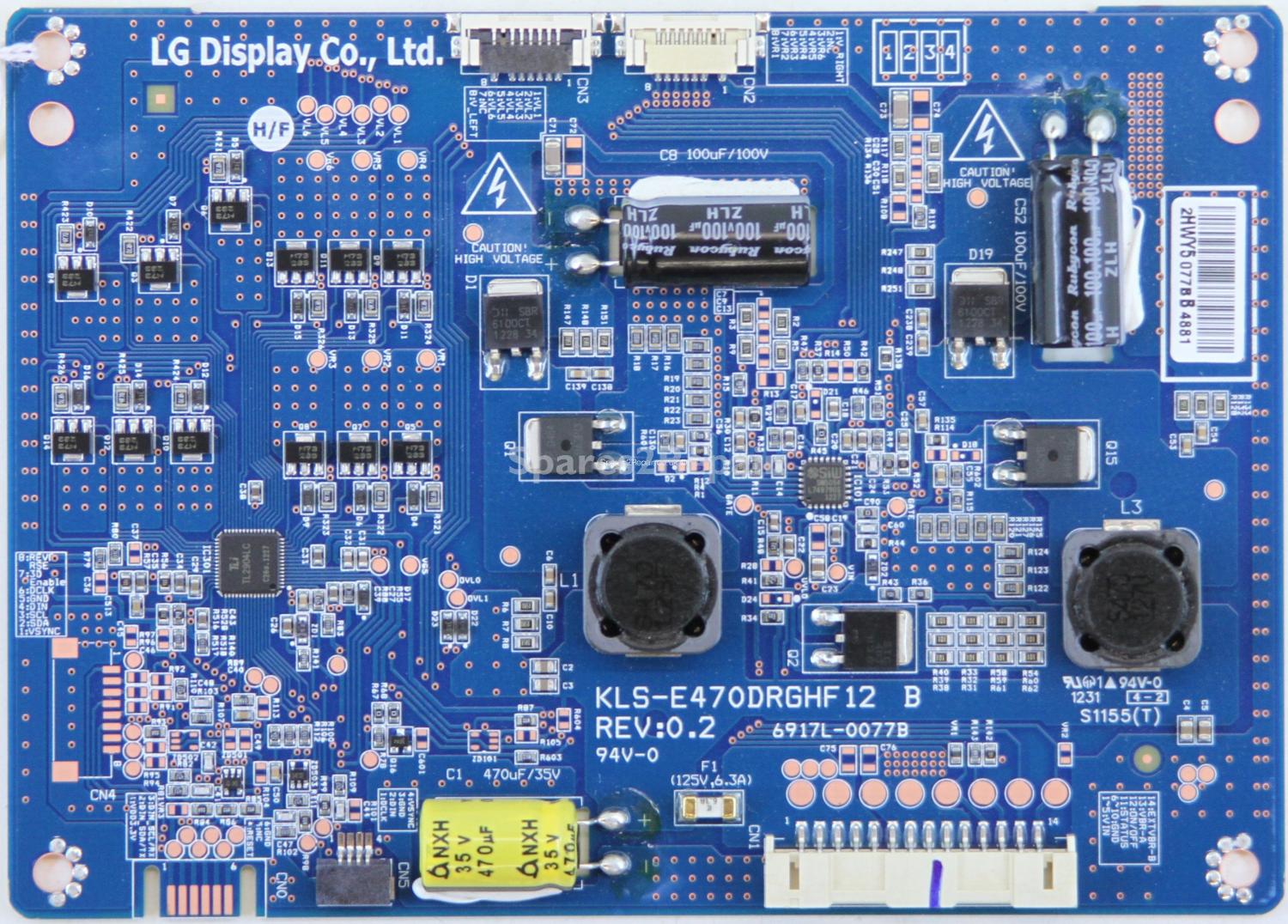 Panasonic TX-L47E5B - LED Driver Board - 6917L-0077B - KLS-E470DRGHF12 B - REV 0.2
