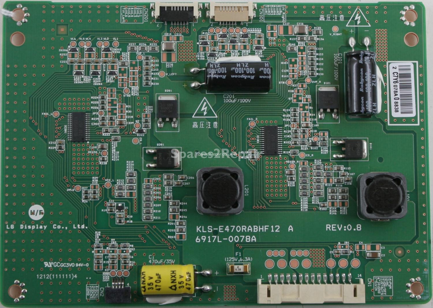 Panasonic TX-L47E5B - LED Driver Board - KLS-E470RABHF12 A - 6917L-0078A