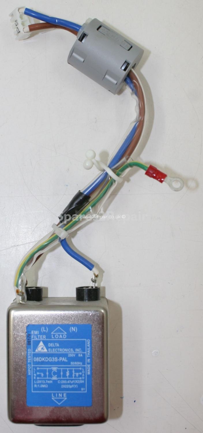 Panasonic TH-50PX60B - Noise Filter - 08DKDG3S-PAL